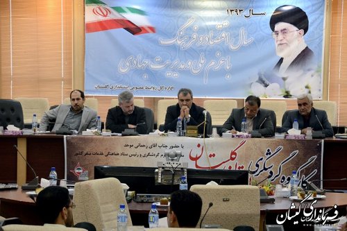 دیدار فرماندار با رحمانی موحد معاون صنایع دستی و گردشگری کشور