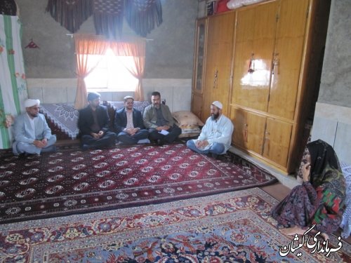 دیدار فرماندار از مددجویان تحت پوشش کمیته امداد
