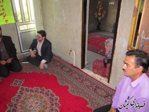 دیدار فرماندار از مددجویان تحت پوشش کمیته امداد