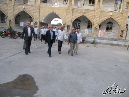فرماندارگمیشان درادامه دیدارهای مردمی از روستای قرنجیک خواجه خان