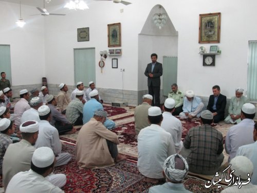 فرماندارگمیشان درادامه دیدارهای مردمی در ماه مبارک رمضان دیدار با مردم چارقلی