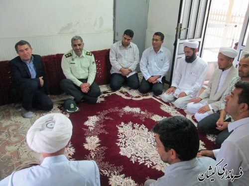 فرماندارگمیشان درادامه دیدارهای مردمی در ماه مبارک رمضان دیدار با مردم چارقلی