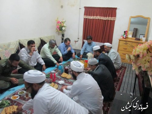 فرماندارگمیشان درادامه دیدارهای مردمی در ماه مبارک رمضان دیدار با مردم چارقلی