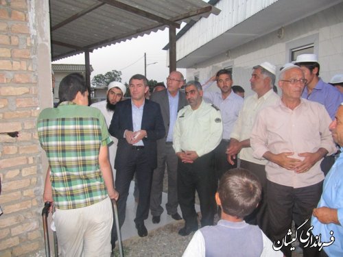 فرماندارگمیشان درادامه دیدارهای مردمی در ماه مبارک رمضان با مردم مراد بردی
