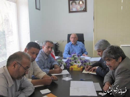 جلسه کارگروه مدیریت پسماند شهرستان گمیشان تشکیل شد