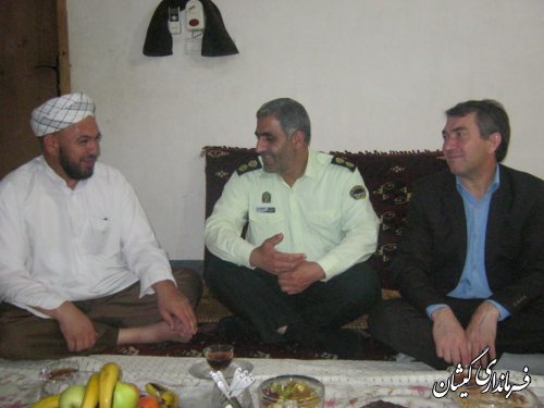 دیدار فرماندار گمیشان با ائمه جمعه شهرستان دراولین روز عید فطر