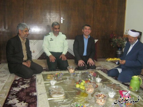 دیدار فرماندار گمیشان با ائمه جمعه شهرستان دراولین روز عید فطر