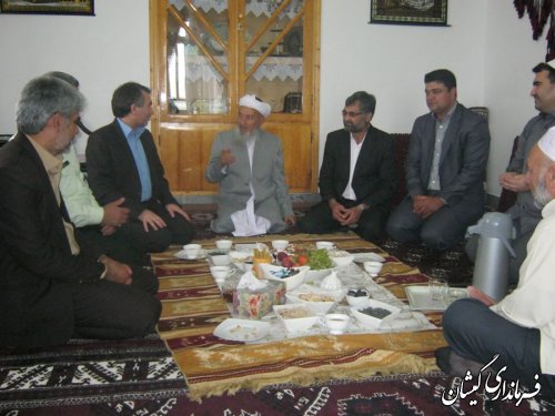 دیدار فرماندار گمیشان با ائمه جمعه شهرستان دراولین روز عید فطر