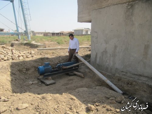 بازدید فرماندار از وضعیت تامین آب شرب روستاهای مرزی شهرستان گمیشان
