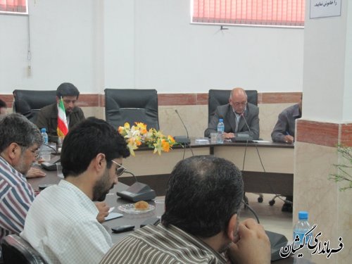اولین جلسه ستاد هماهنگی بزرگداشت هفته دولت شهرستان گمیشان تشکیل شد
