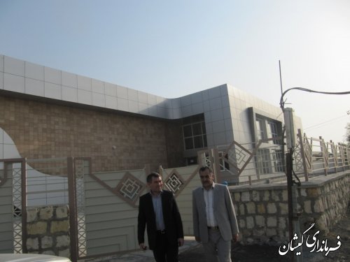 بازدید فرماندار از کانون فرهنگی و هنری دانش آموزی گمیشان