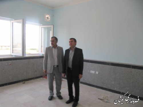بازدید فرماندار از کانون فرهنگی و هنری دانش آموزی گمیشان