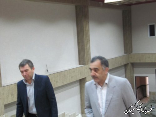 بازدید فرماندار از کانون فرهنگی و هنری دانش آموزی گمیشان