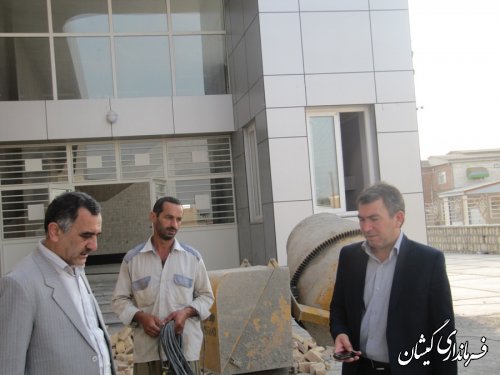 بازدید فرماندار از کانون فرهنگی و هنری دانش آموزی گمیشان