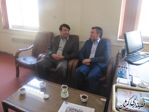 بازدید فرماندار گمیشان از کومه تکثیر و پرورش ماهی سیجوال
