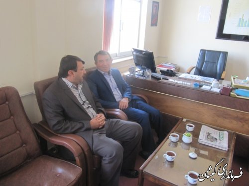 بازدید فرماندار گمیشان از کومه تکثیر و پرورش ماهی سیجوال