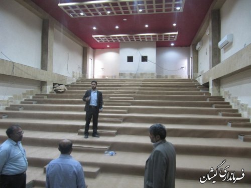 بازدید پروژه های قابل افتتاح هفته دولت شهرستان گمیشان