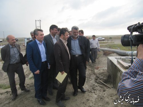 بازدید وزیر جهاد کشاورزی ازسایت پرورش میگو ی گمیشان