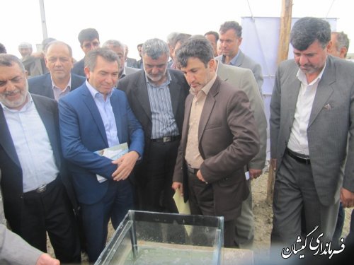 بازدید وزیر جهاد کشاورزی ازسایت پرورش میگو ی گمیشان
