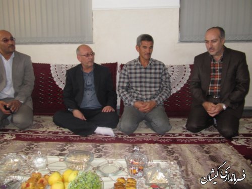 ديدار معاون فرماندار گمیشان با آزادگان شهرستان به مناسبت روز بازگشت آزادگان به ميهن اسلامي