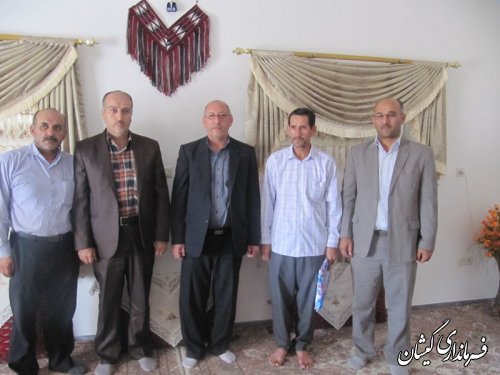 ديدار معاون فرماندار گمیشان با آزادگان شهرستان به مناسبت روز بازگشت آزادگان به ميهن اسلامي