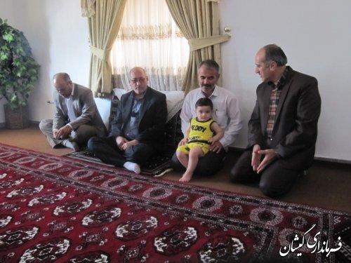 ديدار معاون فرماندار گمیشان با آزادگان شهرستان به مناسبت روز بازگشت آزادگان به ميهن اسلامي