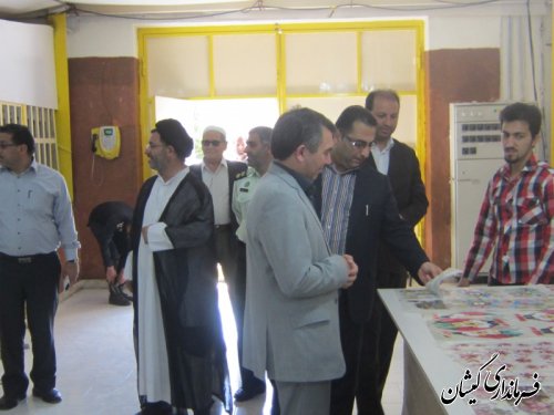 بازدید فرماندارگمیشان از زندان امیر آباد گرگان
