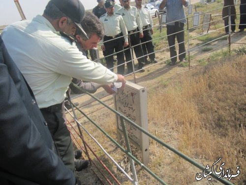 غبارروبی گلزار شهدای گمیشان به مناسبت هفته دولت