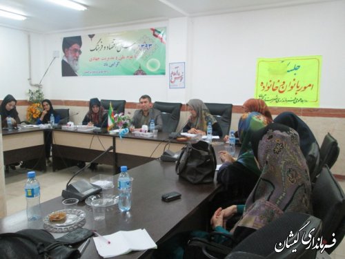 جلسه مشاوران امور بانوان دستگاههای اجرایی به مناسبت دهه کرامت