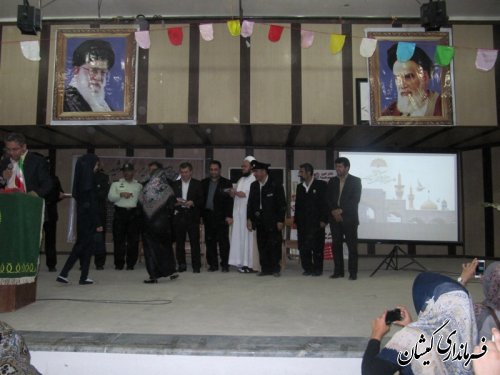 کاروان خدام رضوی در شهرستان گمیشان