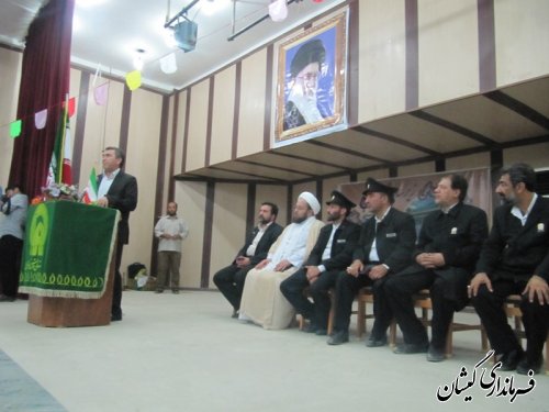 کاروان خدام رضوی در شهرستان گمیشان