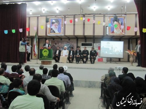 کاروان خدام رضوی در شهرستان گمیشان