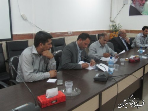 اولین جلسه ستاد بزرگداشت هفته دفاع مقدس در شهرستان گمیشان