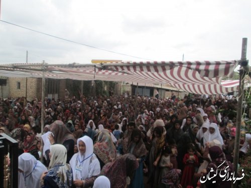 جشن فارغ التحصیلی خواهران حوزه علمیه نور سیمین شهر گمیشان