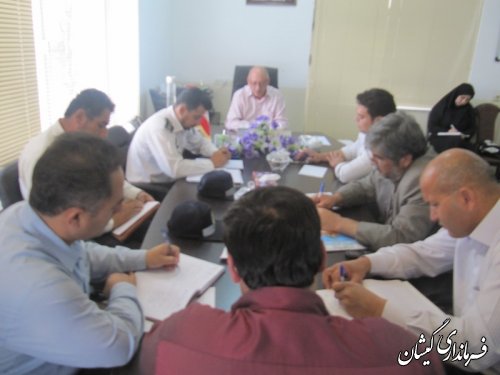 جلسه هم اندیشی طرح ترافیکی شهرستان تشکیل شد
