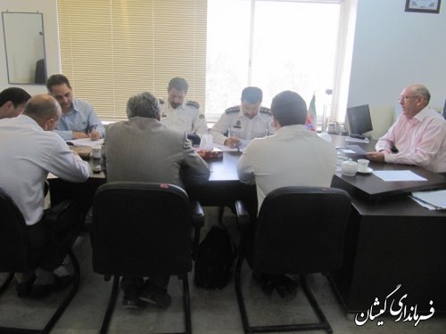 جلسه هم اندیشی طرح ترافیکی شهرستان تشکیل شد