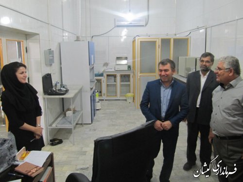 بازدیدفرماندارگمیشان از فرآورده های لبنی شیر میانکاله سیمین شهر