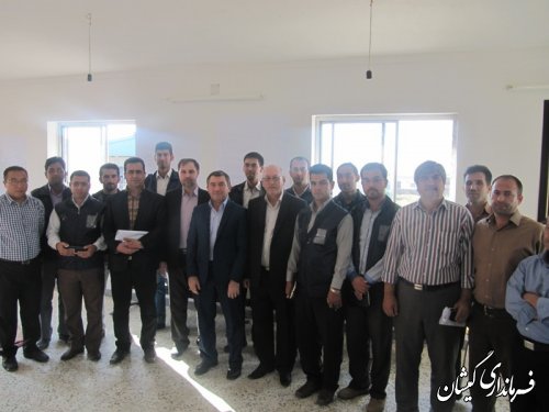 مراسم افتتاحیه ستاد اجرایی سرشماری عمومی کشاورزی درگمیشان