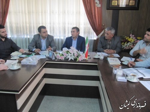 جلسه هماهنگی آزمون دوره ای وسایل توزین وسنجش سبک در گمیشان