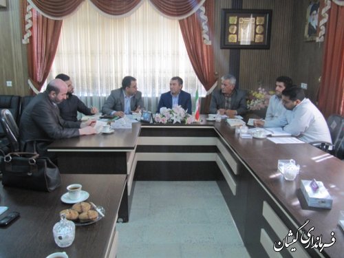 جلسه هماهنگی آزمون دوره ای وسایل توزین وسنجش سبک در گمیشان