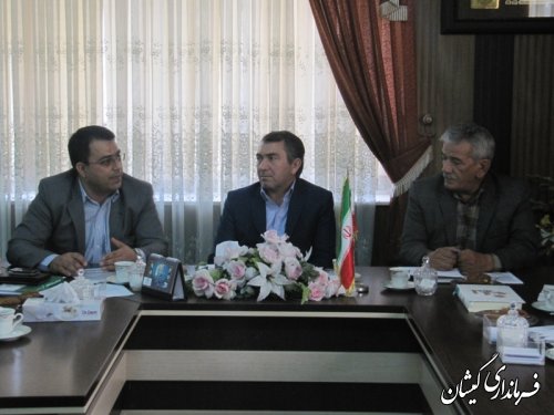 جلسه هماهنگی آزمون دوره ای وسایل توزین وسنجش سبک در گمیشان