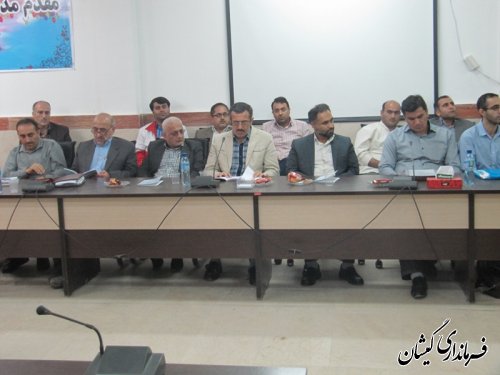 پنجمین جلسه شورای ادری شهرستان گمیشان تشکیل شد