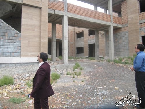 بازدید معاون فرماندار از دبستان موحد روستای کملراز توابع شهرستان گمیشان