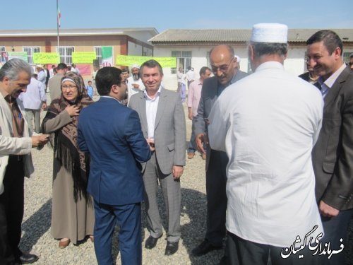حضور وزیر آموزش وپرورش در گمیشان