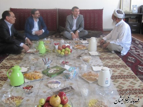 حضور فرماندار گمیشان در نماز عید سعید قربان