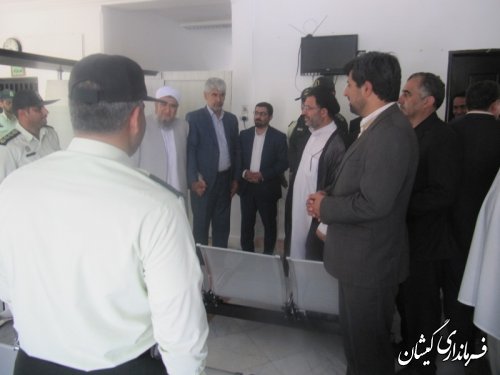 صبحگاه مشترک نیروی انتظامی وسپاه شهرستان گمیشان برگزارشد