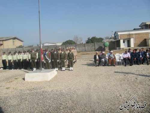 صبحگاه مشترک نیروی انتظامی وسپاه شهرستان گمیشان برگزارشد