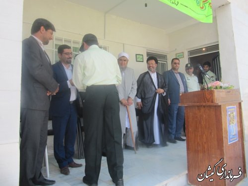 صبحگاه مشترک نیروی انتظامی وسپاه شهرستان گمیشان برگزارشد