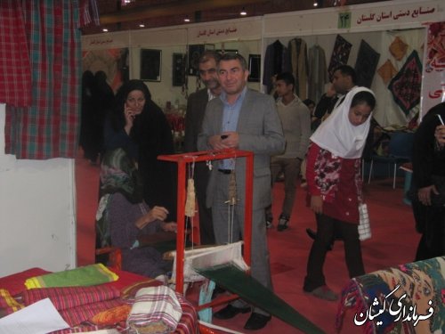 بازدید فرماندار گمیشان از جشنواره فرهنگ اقوام ایران زمین