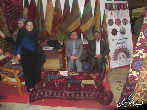 بازدید فرماندار گمیشان از جشنواره فرهنگ اقوام ایران زمین